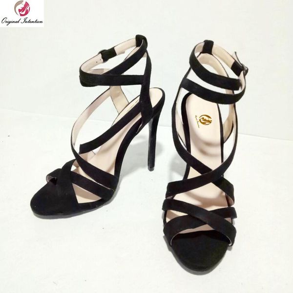 original intention super women sandals open toe thin heels fashion black shoes woman plus us size 4-15
original intention super women sandals open toe thin heels fashion black shoes woman plus us size 4-15