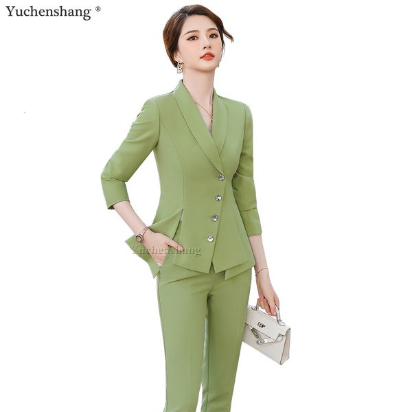women's suits & blazers elegant ladies business ruffle pant suit black green formal 2 piece set blazer latest design women jackets and, White;black
women's suits & blazers elegant ladies business ruffle pant suit black green formal 2 piece set blazer latest design women jackets and, White;black
