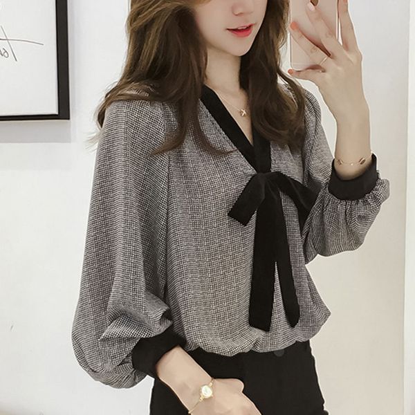 blouse women women's chiffon shirt 2020 spring and autumn style shirts blusas ropa de mujer x0521, White
blouse women women's chiffon shirt 2020 spring and autumn style shirts blusas ropa de mujer x0521, White