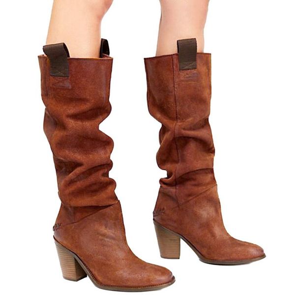 boots shujin women long high heels lady thin party zip riding mid calf casual slip on autumn winter shoes, Black
boots shujin women long high heels lady thin party zip riding mid calf casual slip on autumn winter shoes, Black
