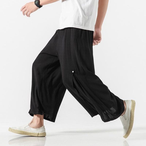#2584 men's pants, Black