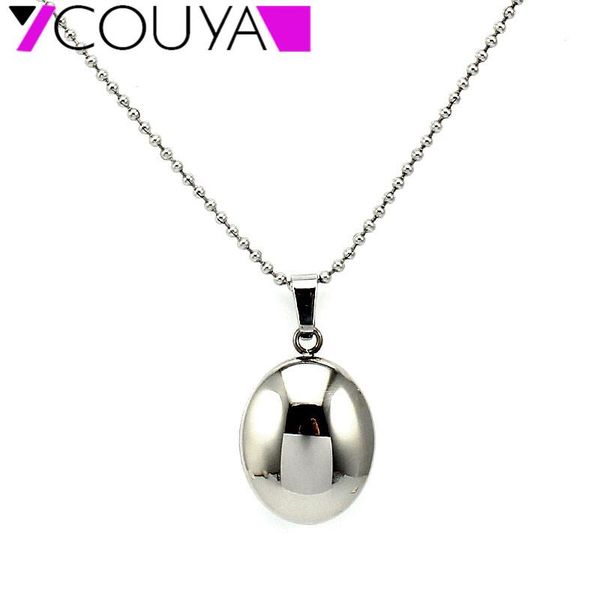 design fashion stainless steel big oval hollow pendant necklace jewelry gifts for valentine's day necklaces, Silver
design fashion stainless steel big oval hollow pendant necklace jewelry gifts for valentine's day necklaces, Silver