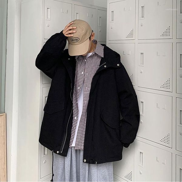 men's jackets svnfo workwear jacket autumn trendy brand loose gown and handsome, Black;brown
men's jackets svnfo workwear jacket autumn trendy brand loose gown and handsome, Black;brown