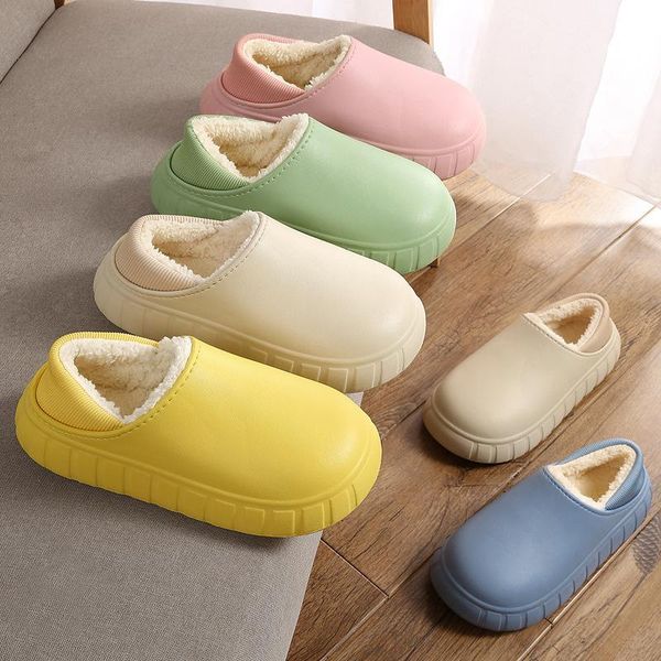 slippers 2022 autumn winter women warm eva waterproof couples non-slip plush cotton indoor outdoor cozy home thick heel shoes, Black
slippers 2022 autumn winter women warm eva waterproof couples non-slip plush cotton indoor outdoor cozy home thick heel shoes, Black