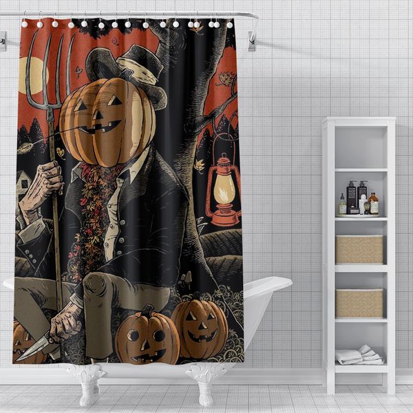 pumpkin man pattern 3d printed shower curtain waterproof, antifouling, durable, fine workmanship
pumpkin man pattern 3d printed shower curtain waterproof, antifouling, durable, fine workmanship