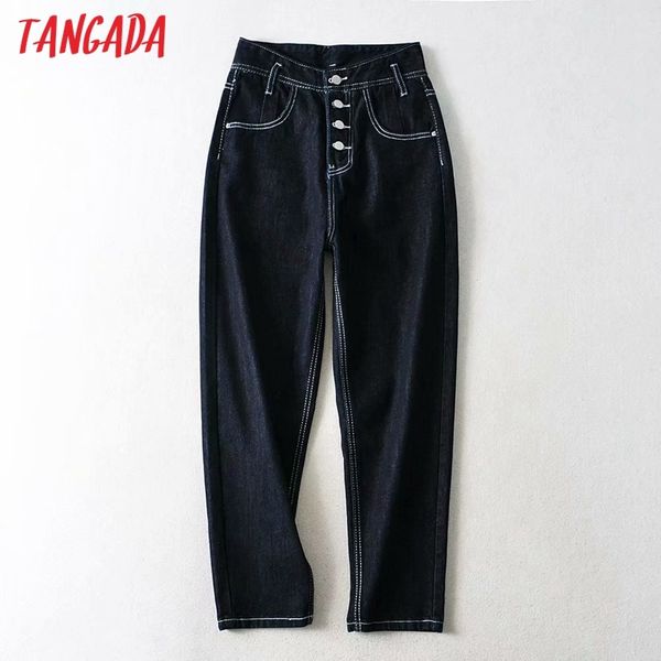 fashion women high waist jeans long trousers pockets buttons female pants 2qi01 210416, Blue
fashion women high waist jeans long trousers pockets buttons female pants 2qi01 210416, Blue