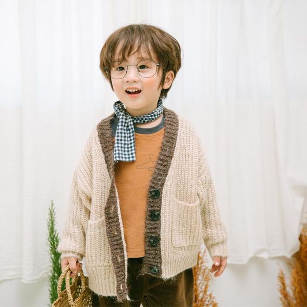cardigan girl warm sweater 2021 winter japan style v-neck long sleeve single breasted boy knitted clothes kids mohair, Blue
cardigan girl warm sweater 2021 winter japan style v-neck long sleeve single breasted boy knitted clothes kids mohair, Blue