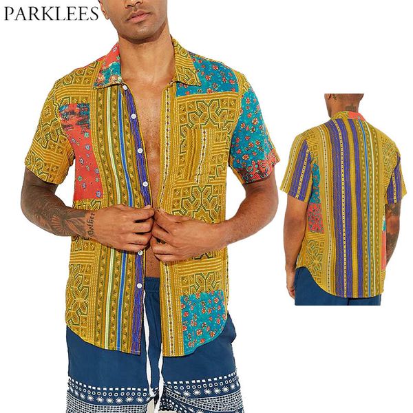 retro floral printed mens hawaiian shirts patchwork hit color shirt for men casual beach men short sleeve shirt with pocket 210524, White;black
retro floral printed mens hawaiian shirts patchwork hit color shirt for men casual beach men short sleeve shirt with pocket 210524, White;black