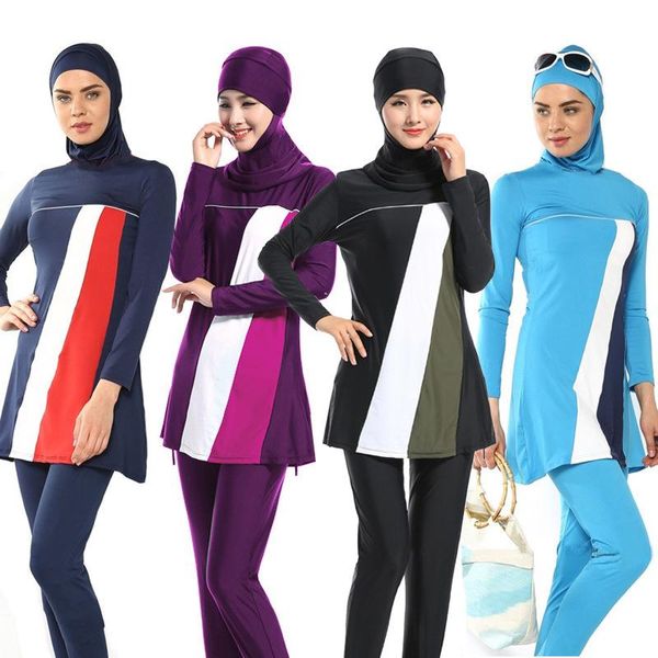 ethnic clothing muslim women full cover burkini abaya swimwear islamic overall long swimsuit with hijab fashion beachwear bathing suit plus, Red
ethnic clothing muslim women full cover burkini abaya swimwear islamic overall long swimsuit with hijab fashion beachwear bathing suit plus, Red