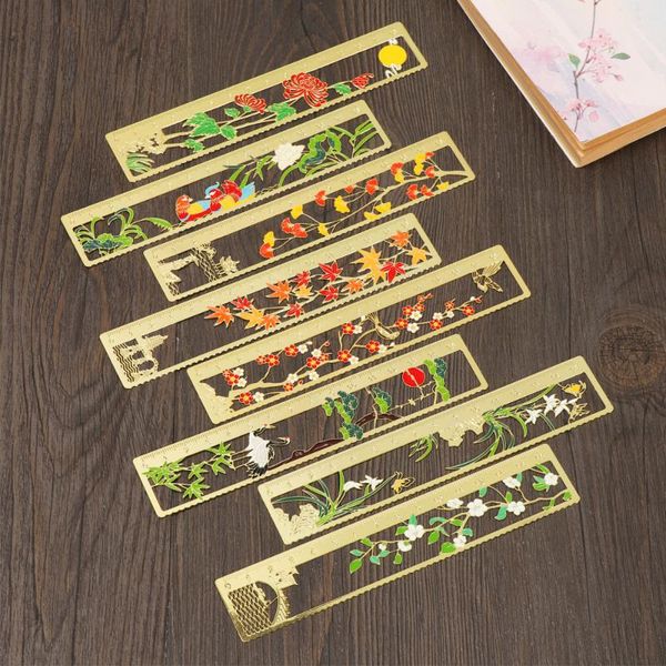 multifunction hollow metal bookmark ruler chinese style book holder kids student stationery school supplies
multifunction hollow metal bookmark ruler chinese style book holder kids student stationery school supplies