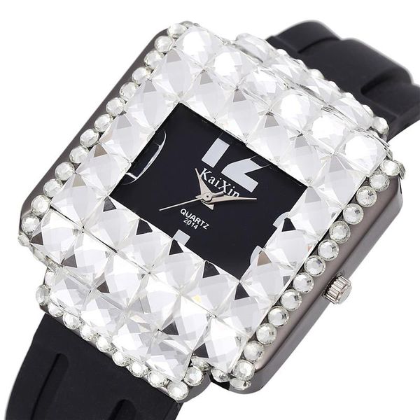 wristwatches luxury fashion silicone full diamond quartz wristwatch shining large square dial ladies watch, Slivery;brown
wristwatches luxury fashion silicone full diamond quartz wristwatch shining large square dial ladies watch, Slivery;brown