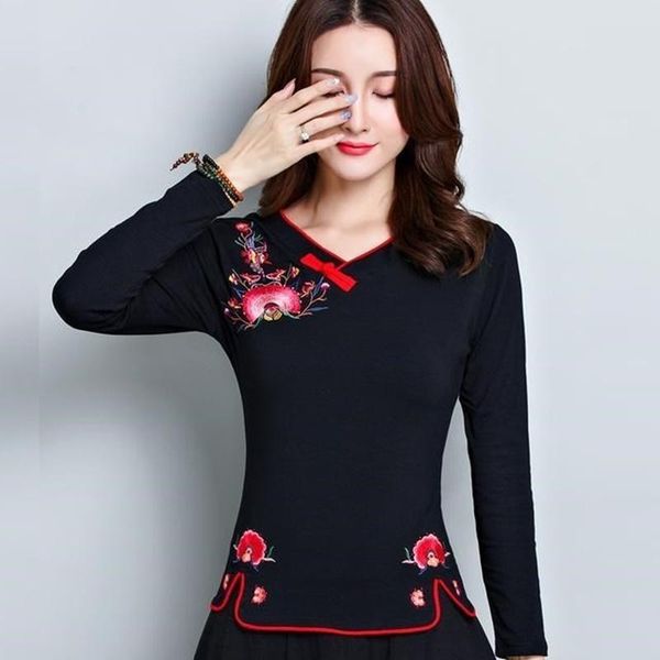 ethnic clothing ladies chinese women 2021 spring long sleeves cheongsam embroidery vintage shirts style kk4001, Red
ethnic clothing ladies chinese women 2021 spring long sleeves cheongsam embroidery vintage shirts style kk4001, Red