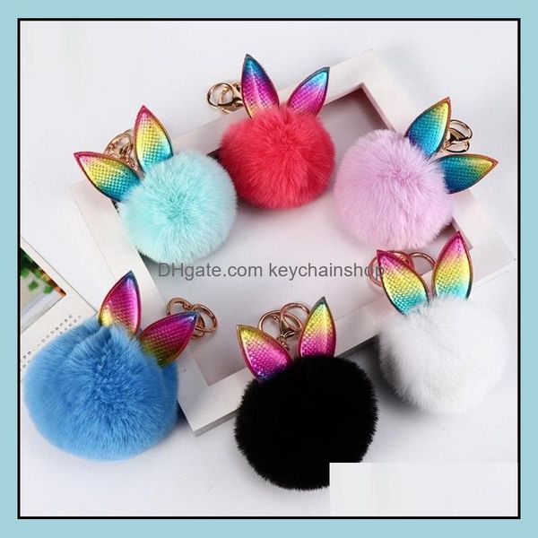 keychains fashion aessories 13 styles pom keychain hairball cute animal ear keyrings car key ring women handbag pendant decor drop delivery, Silver
keychains fashion aessories 13 styles pom keychain hairball cute animal ear keyrings car key ring women handbag pendant decor drop delivery, Silver