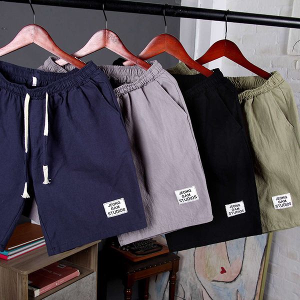 men's shorts men's cotton and hemp shorts solid large capris beach casual pants dk1278, White;black
men's shorts men's cotton and hemp shorts solid large capris beach casual pants dk1278, White;black
