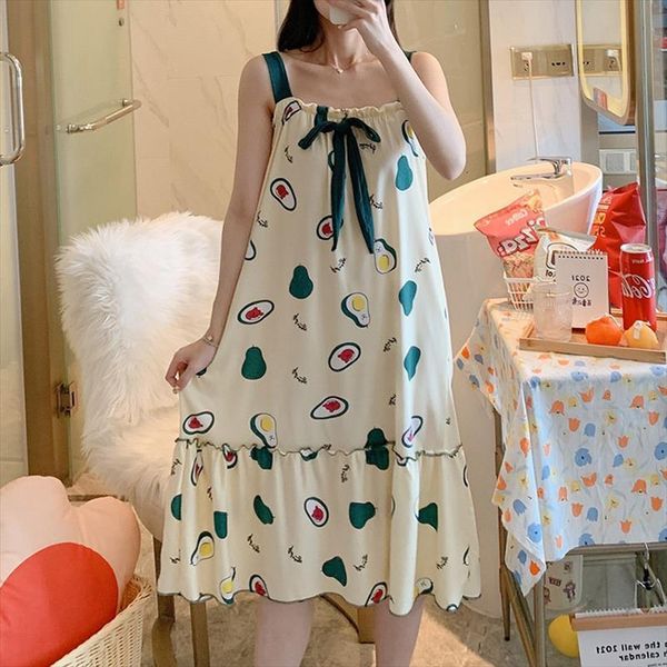 nightgown cute cotton night dress womens sleepwears bow strap casual home shirt floral print girl nightwear, Black;red
nightgown cute cotton night dress womens sleepwears bow strap casual home shirt floral print girl nightwear, Black;red