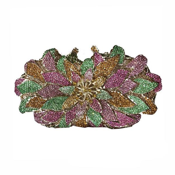 evening bags ladies clutch bag metal flower crystal purse rhinestone wedding party dinner
evening bags ladies clutch bag metal flower crystal purse rhinestone wedding party dinner