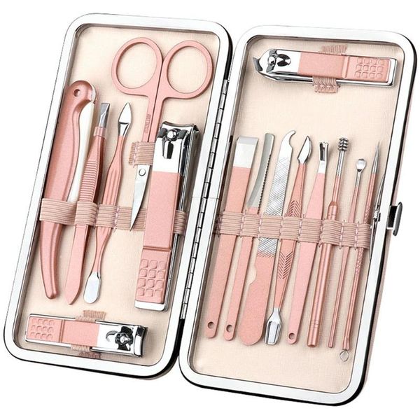 nail art kits 15 pcs manicure set with belt box clippers beauty pedicure knife neat appearance
nail art kits 15 pcs manicure set with belt box clippers beauty pedicure knife neat appearance