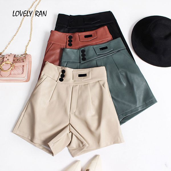 skirts spring faux leather women's shorts solid high waist female short pants winter korean irregular fashion loose lady 6993, Black
skirts spring faux leather women's shorts solid high waist female short pants winter korean irregular fashion loose lady 6993, Black