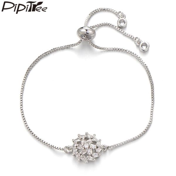 charm bracelets pipitree luxury shiny irregular cubic zirconia crystal bracelet bridal wedding flower for women trendy jewelry, Golden;silver
charm bracelets pipitree luxury shiny irregular cubic zirconia crystal bracelet bridal wedding flower for women trendy jewelry, Golden;silver