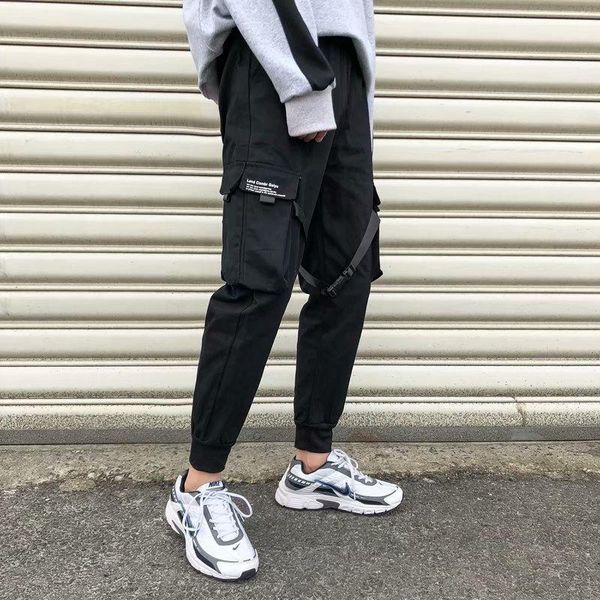men's pants joggers men cargo streetwear 2021 hip hop casual pockets track male fashion trousers, Black
men's pants joggers men cargo streetwear 2021 hip hop casual pockets track male fashion trousers, Black