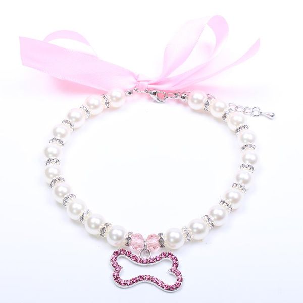 dog apparel pearls necklace pet collar rhinestons bone charm pendant puppy jewelry for female dogs cats small medium
dog apparel pearls necklace pet collar rhinestons bone charm pendant puppy jewelry for female dogs cats small medium