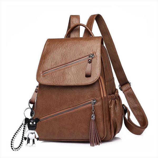tassel soft pu leather backpack female litthing waterproof vintage back pack women black brown ladies bagpack youth high quality
tassel soft pu leather backpack female litthing waterproof vintage back pack women black brown ladies bagpack youth high quality