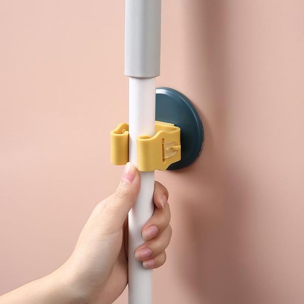hooks & rails non-marking mop holder broom card clamp hook strong and punching bathroom wall mount
hooks & rails non-marking mop holder broom card clamp hook strong and punching bathroom wall mount