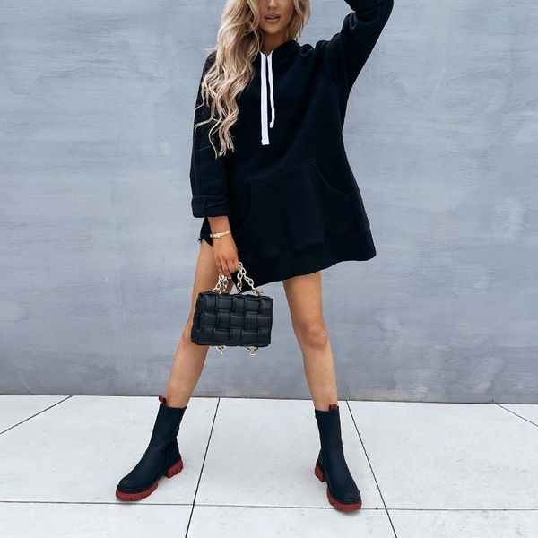 women's hoodies & sweatshirts 2021 autumn women long casual pocket sleeve hooded loose oversized pullover streetwear xxl, Black
women's hoodies & sweatshirts 2021 autumn women long casual pocket sleeve hooded loose oversized pullover streetwear xxl, Black