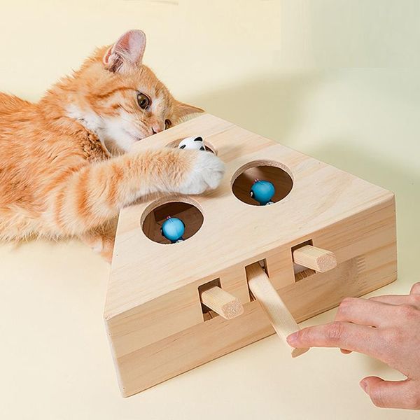 cat toys smart interactive for cats scratcher wooden whac-a-mole games toy pet kitten accessories products supplies
cat toys smart interactive for cats scratcher wooden whac-a-mole games toy pet kitten accessories products supplies