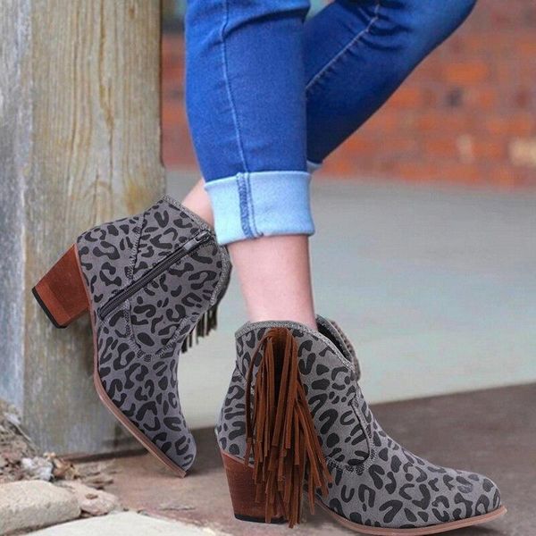 boots women leopard ankle roman pointed casual booties spring autumn woman artificial leather short femal retro chaussures, Black
boots women leopard ankle roman pointed casual booties spring autumn woman artificial leather short femal retro chaussures, Black