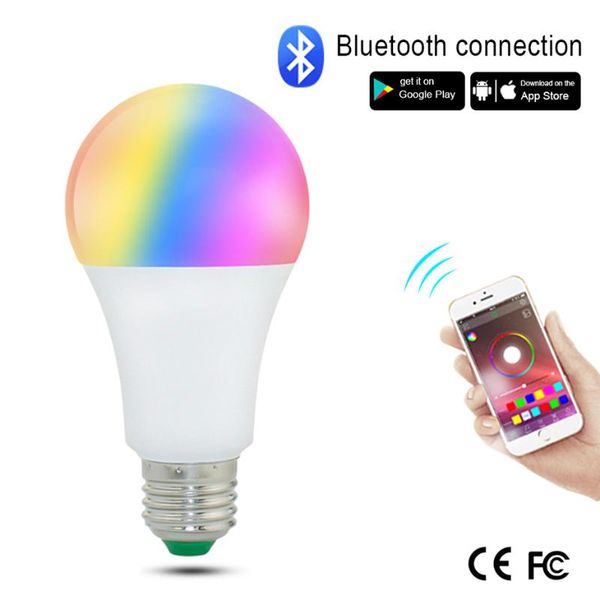 bulbs rgb bluetooth smart led light e27 15w dimmable bulb voice music control lighting lamp multiple colors for home
bulbs rgb bluetooth smart led light e27 15w dimmable bulb voice music control lighting lamp multiple colors for home