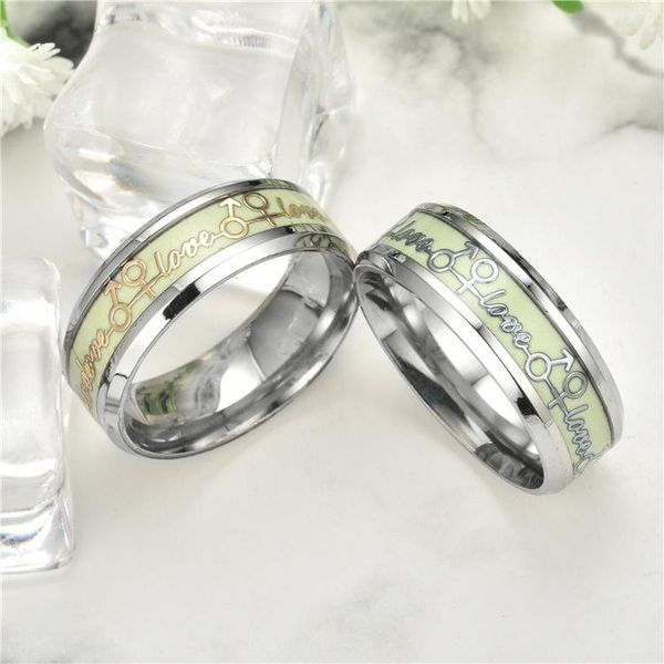 wedding rings lovers ring glow in the dark gold love women luminous engagement man party glowing gift, Slivery;golden
wedding rings lovers ring glow in the dark gold love women luminous engagement man party glowing gift, Slivery;golden