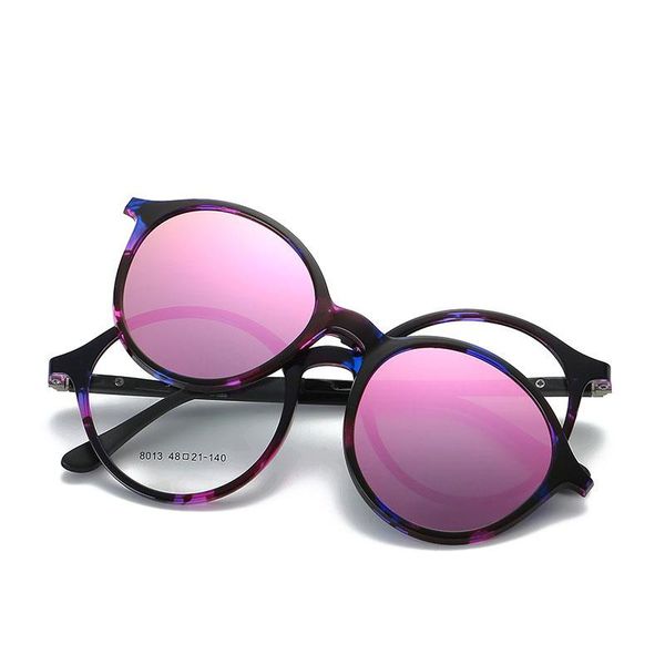 fashion sunglasses frames vintage round eyeglass glasses retro spectacles clear lens eyewear with polarized magnetic clip on, Black
fashion sunglasses frames vintage round eyeglass glasses retro spectacles clear lens eyewear with polarized magnetic clip on, Black