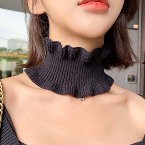 scarves japanese korean sweet version woolen knitted bib warmth block fake high collar solid color versatile scarf for ladies h37, Blue;gray
scarves japanese korean sweet version woolen knitted bib warmth block fake high collar solid color versatile scarf for ladies h37, Blue;gray