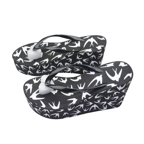 slippers custom printing eva summer beach high heel wedge sandal woman flip flop, platform slipper for women wedges flops, Black
slippers custom printing eva summer beach high heel wedge sandal woman flip flop, platform slipper for women wedges flops, Black