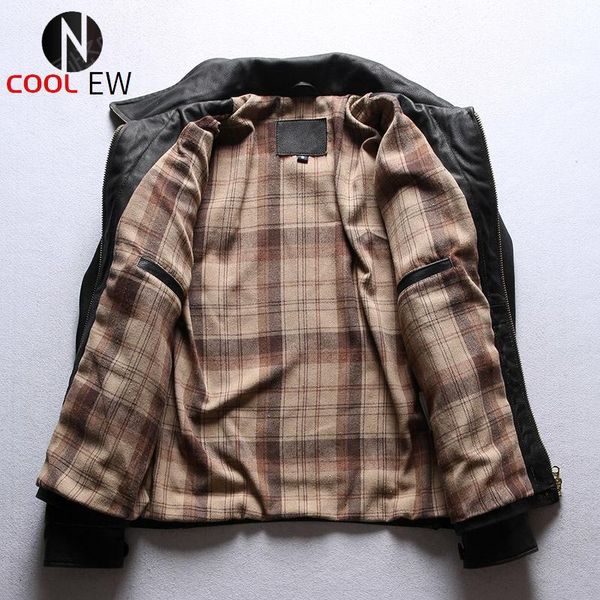 men's leather & faux 2021 vintage black casual style genuine jacket men large size 3xl real natural cowhide spring slim fit short coat
men's leather & faux 2021 vintage black casual style genuine jacket men large size 3xl real natural cowhide spring slim fit short coat