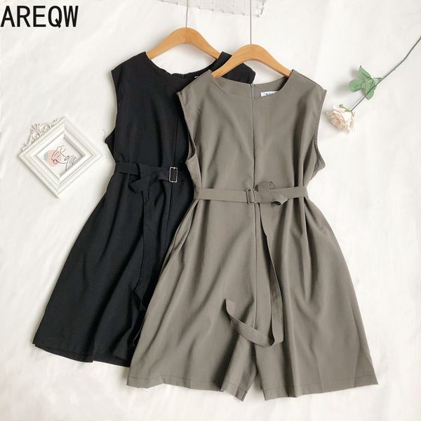 summer korean version of the simple temperament round neck sleeveless loose wide-leg jumpsuit shorts women 210507, Black;white
summer korean version of the simple temperament round neck sleeveless loose wide-leg jumpsuit shorts women 210507, Black;white