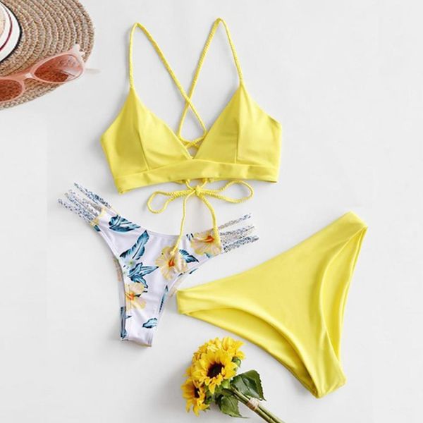 rxrxcoco bandage swimwear women brazilian bikini swimsuit female thong bikini set bathing suit push up flower biquini swimsuit, White;black
rxrxcoco bandage swimwear women brazilian bikini swimsuit female thong bikini set bathing suit push up flower biquini swimsuit, White;black