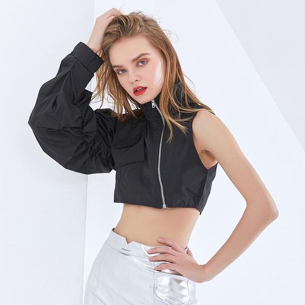 women's jackets zipper streetwear for women stand collar long sleeve patchwork casual asymmetrical jacket female fashion, Black;brown
women's jackets zipper streetwear for women stand collar long sleeve patchwork casual asymmetrical jacket female fashion, Black;brown