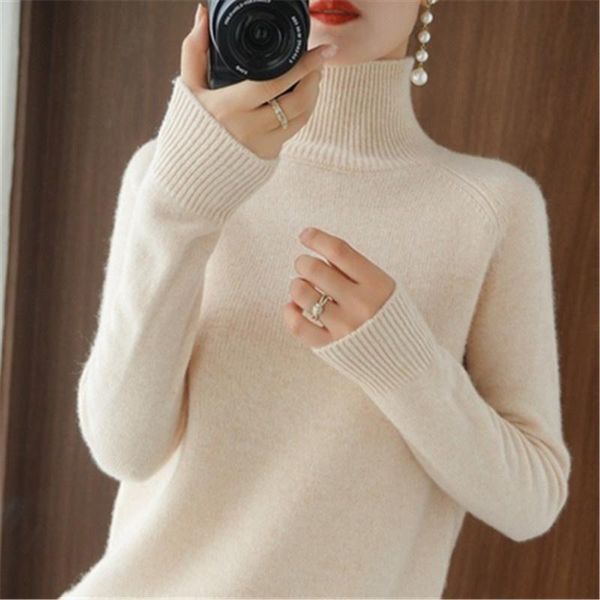 women's sweaters autumn and winter cashmere sweater women knitted turtleneck thickened pullover casual jumper large size, White;black
women's sweaters autumn and winter cashmere sweater women knitted turtleneck thickened pullover casual jumper large size, White;black