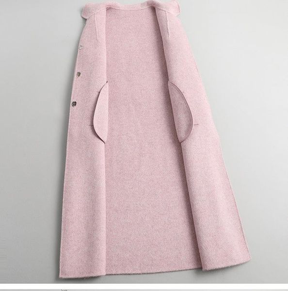 women's wool & blends winter natural jacket women clothes 2021 both sided woolen coats female spring autumn slim long blend overcoat da, Black
women's wool & blends winter natural jacket women clothes 2021 both sided woolen coats female spring autumn slim long blend overcoat da, Black