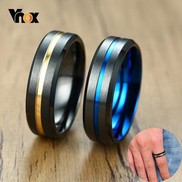 cluster rings vnox grooved gold tone line black stainless steel ring for men casual gents tail, Golden;silver
cluster rings vnox grooved gold tone line black stainless steel ring for men casual gents tail, Golden;silver