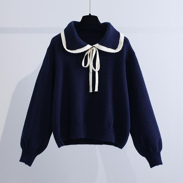 women's sweaters turn-down collar knitted women sweater pullovers autumn 2021 solid loose thicken warm female pulls outwear coats, White;black
women's sweaters turn-down collar knitted women sweater pullovers autumn 2021 solid loose thicken warm female pulls outwear coats, White;black