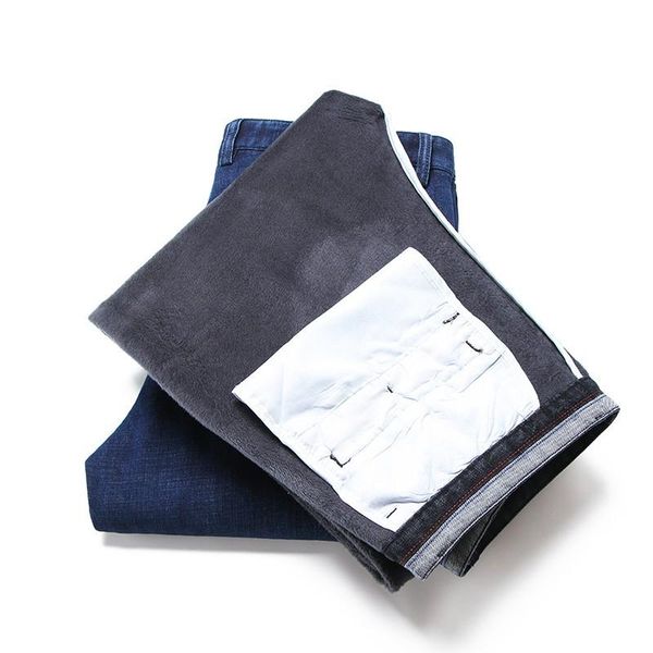 men's jeans 2021 sulee classic style winter warm business fashion casual denim stretch cotton thick fleece pants male, Blue
men's jeans 2021 sulee classic style winter warm business fashion casual denim stretch cotton thick fleece pants male, Blue