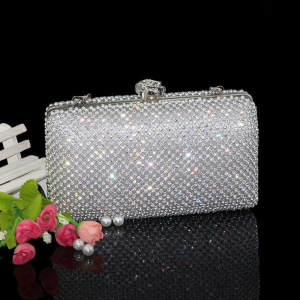 fashion evening bag wind dress inlaid with diamond night club hand banquet 
fashion evening bag wind dress inlaid with diamond night club hand banquet