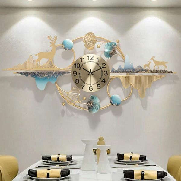 wall clocks elegant gold clock metal creativity art fashion deer luxury modern design horloge murale home decor dk50wc
wall clocks elegant gold clock metal creativity art fashion deer luxury modern design horloge murale home decor dk50wc