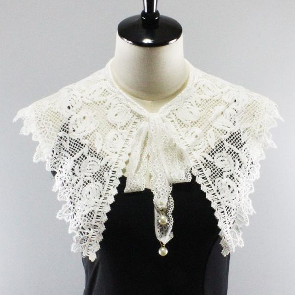 bow ties lace floral hollow fake collars shirt blouse detachable collar for women neck shawl wrap false sweater decor, Black;gray
bow ties lace floral hollow fake collars shirt blouse detachable collar for women neck shawl wrap false sweater decor, Black;gray