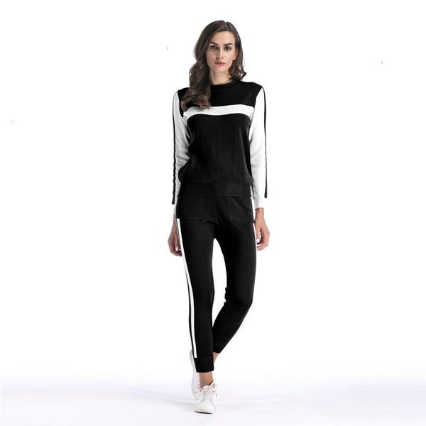two piece dress spring women sporting suits hoodies sweatshirt and long pants set black red casual sleeve, White
two piece dress spring women sporting suits hoodies sweatshirt and long pants set black red casual sleeve, White