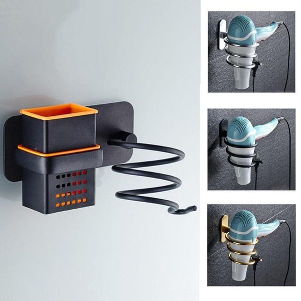 hooks & rails aluminum hair dryer holder self-adhesive bathroom shelf with basket wall mounted hairdryer storage rack blower organizer
hooks & rails aluminum hair dryer holder self-adhesive bathroom shelf with basket wall mounted hairdryer storage rack blower organizer