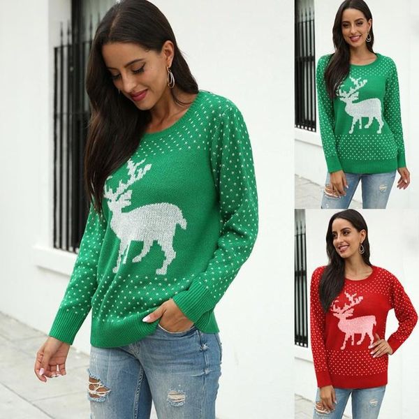 women's sweaters 2021 christmas sweater women european and american casual autumn winter snowflake deer jacquard, White;black
women's sweaters 2021 christmas sweater women european and american casual autumn winter snowflake deer jacquard, White;black